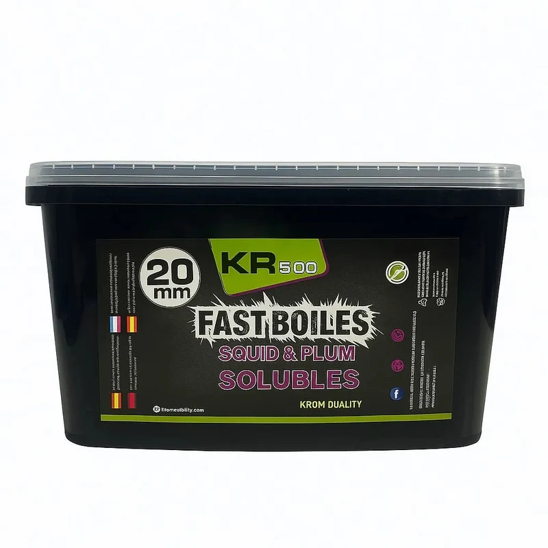 Bouillette Soluble Krom Quality Squid & Plum 20 mm 3 kg