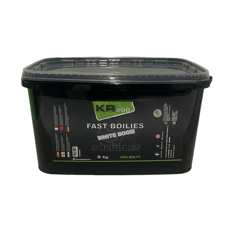 Bouillettes Solubles Krom Quality White Boom 20 mm 3 kg