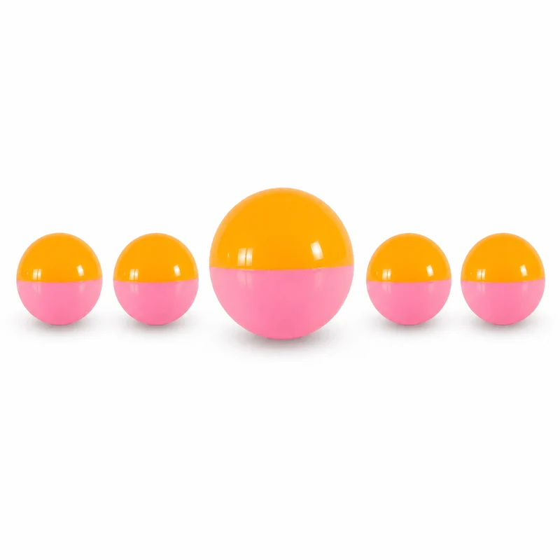 Crazy Softballs – Tweekleurige Kunstaasbolletjes