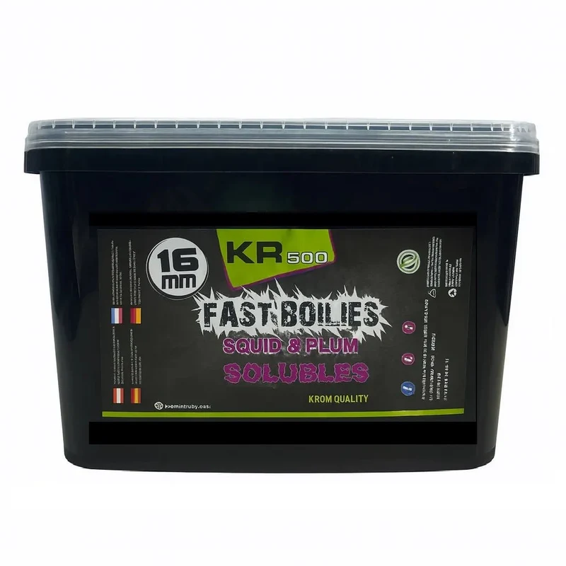 Bouillette Soluble Krom Quality Squid & Plum 16 mm 5 kg