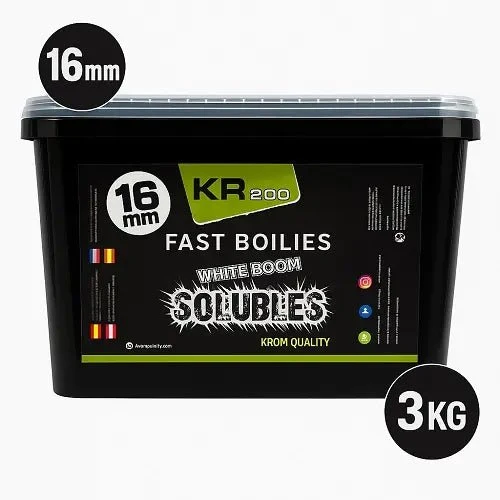 Bouillettes Solubles Krom Quality White Boom 16 mm 3 kg