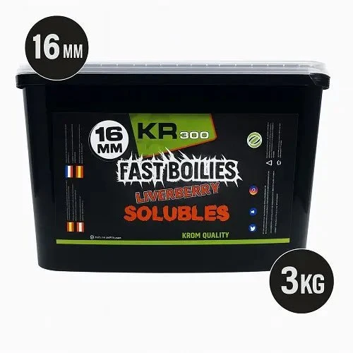 Bouillette Soluble Krom Quality LiverBerry 16 mm 3 kg