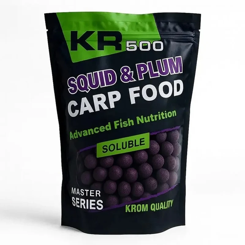 Bouillettes Solubles Krom Quality Squid & Plum 16 mm 800 g
