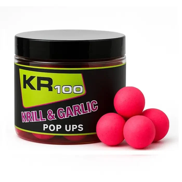 Pop Ups Krom Quality KR100 Krill & Garlic Pink 15 mm