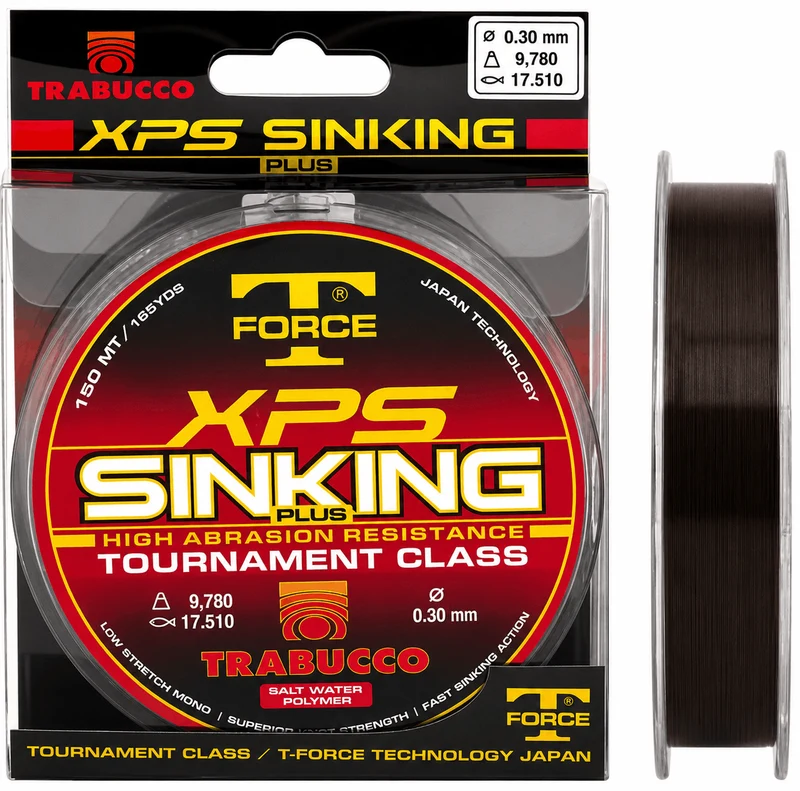 XPS Sinking Plus 150m - 0.30mm – Zinkende Nylon Vislijn 🎁