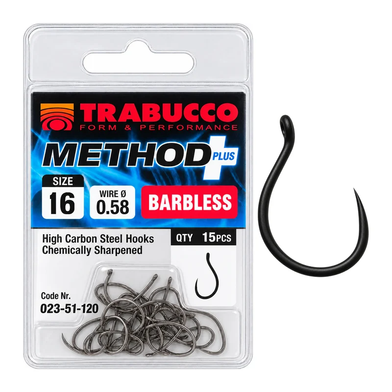 Method Plus Barbless – Haak zonder Weerhaak 💰