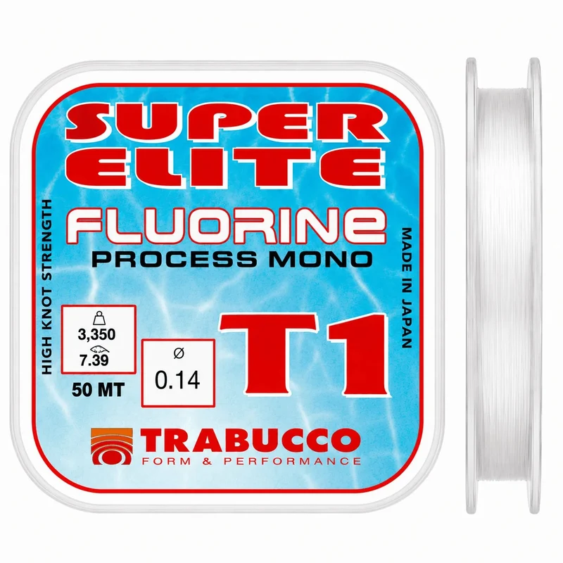 T1 Super Elite Fluorine 50m – Nylon Vislijn