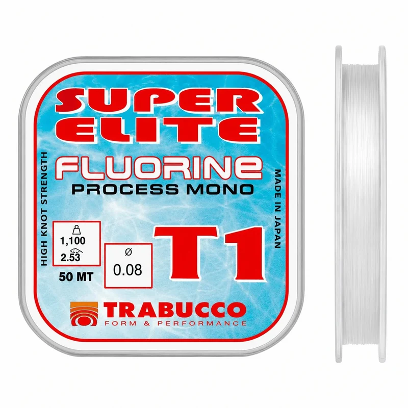 T1 Super Elite Fluorine 50m – Nylon Vislijn