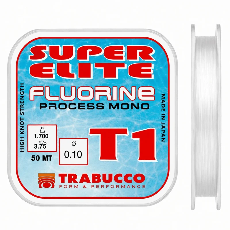 T1 Super Elite Fluorine 50m – Nylon Vislijn