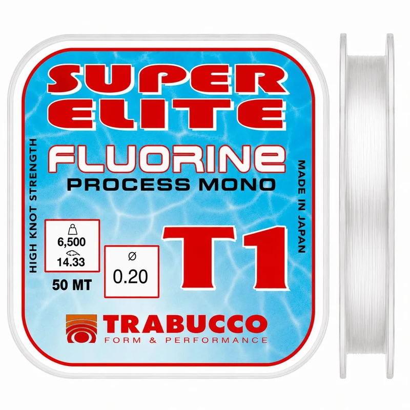 T1 Super Elite Fluorine 50m – Nylon Vislijn