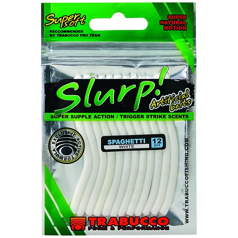 Slurp Bait Spaghetti – Spaghettivormig Kunstaas (12 Stuks) 💰