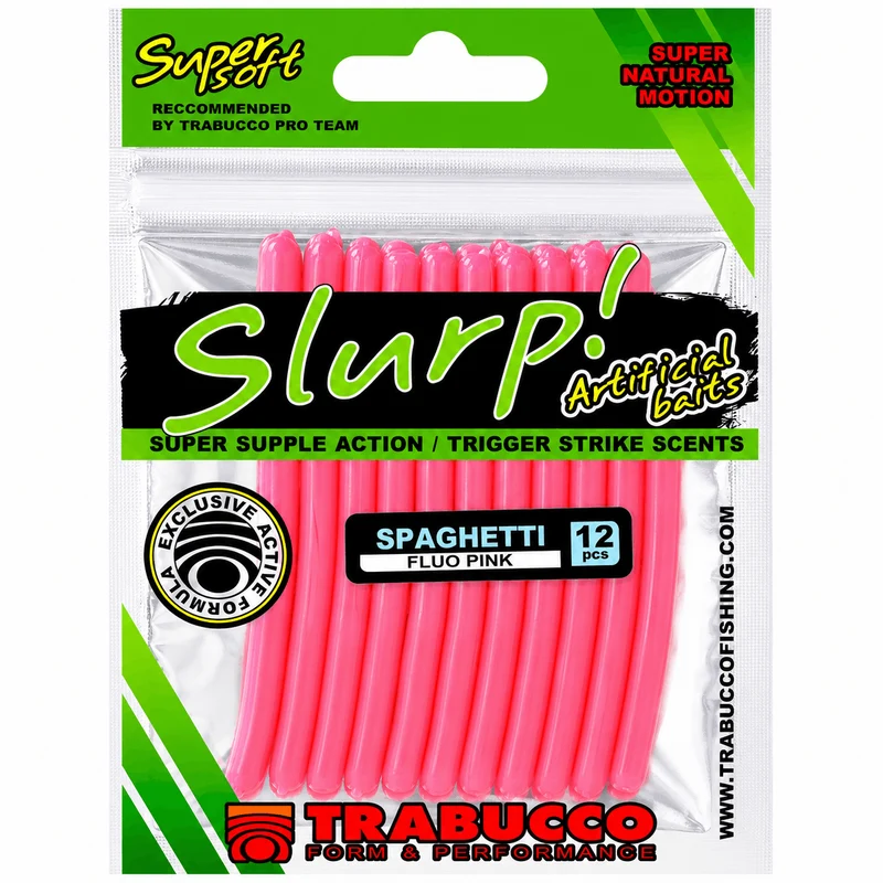 Slurp Bait Spaghetti – Spaghettivormig Kunstaas (12 Stuks) 💰