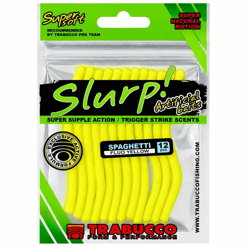 Slurp Bait Spaghetti – Spaghettivormig Kunstaas (12 Stuks) 💰