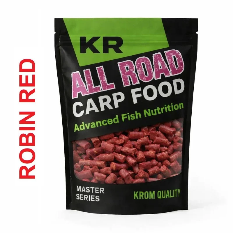 Pellets Krom Quality All Road Power Robin Red 8MM 800G