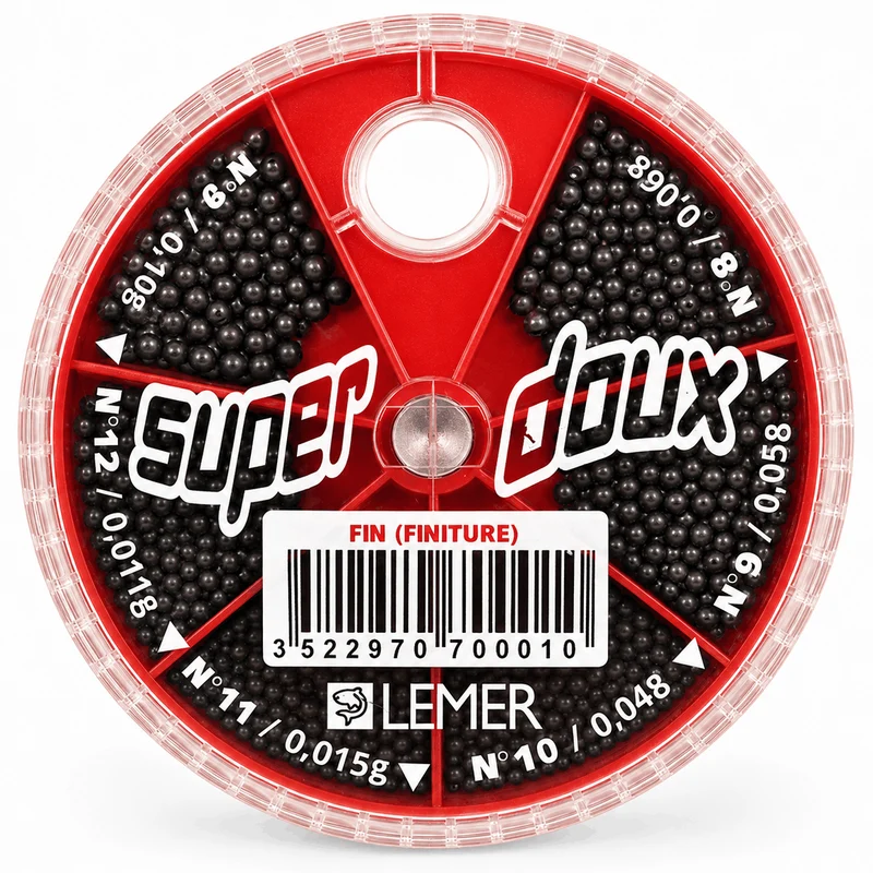 Lemer V6 Super Doux Fin – 6-vaks Verdeeldoos met Zachte Ronde Loodjes