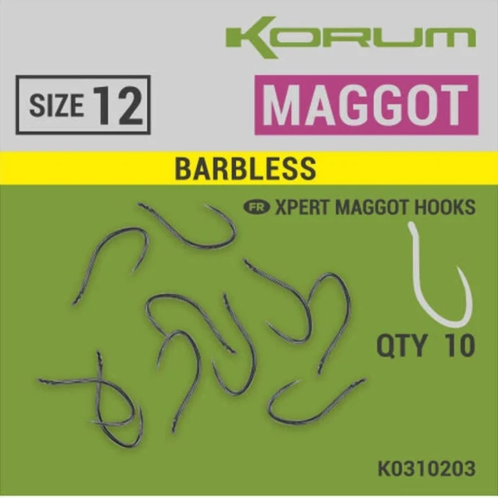 Xpert Maggot Barbless – Haak zonder Weerhaak 🎁