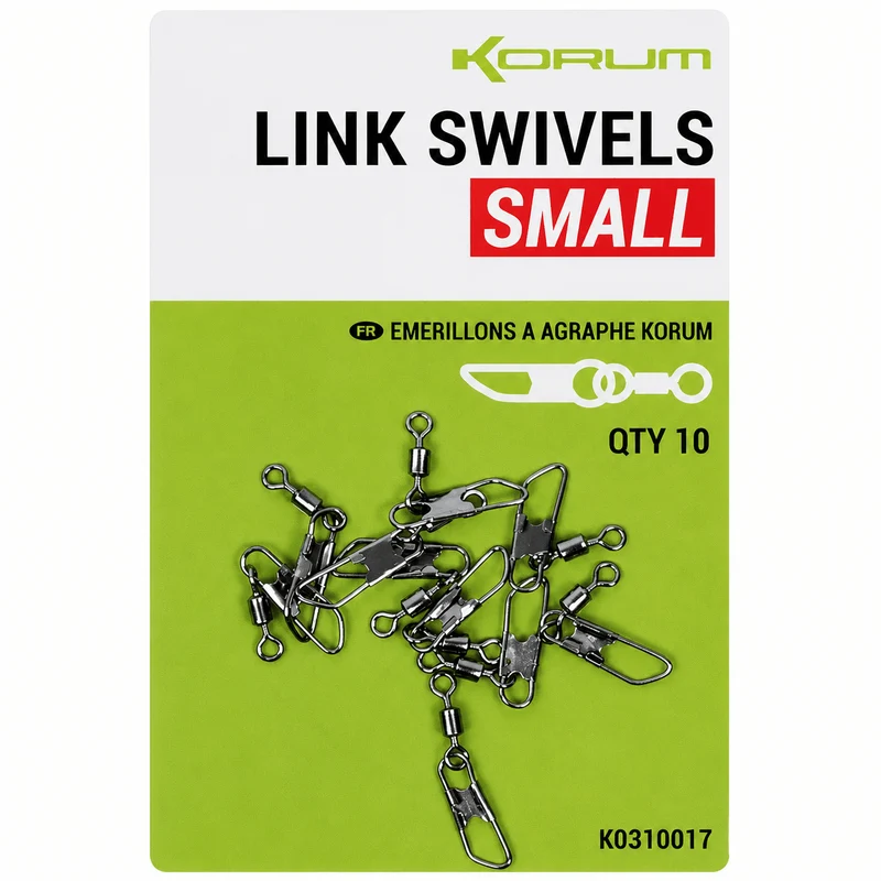 Link Swivels Small – Speldwartels (10 stuks)