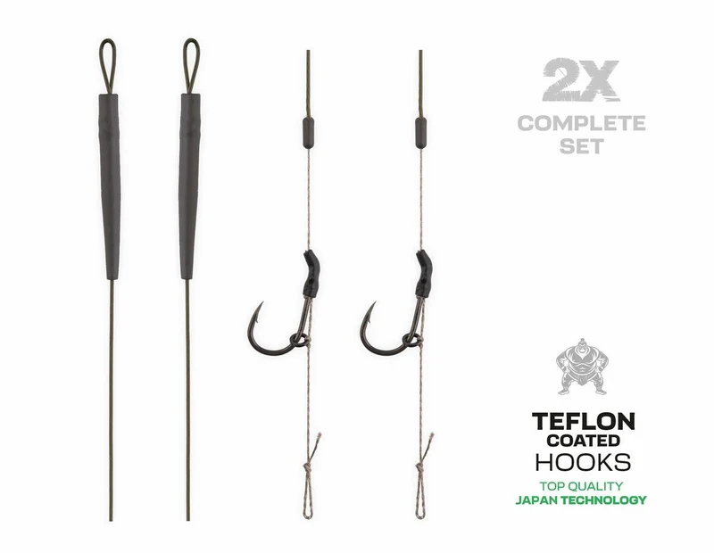 Hameçons montés Zfish Skin Tungsten Rig