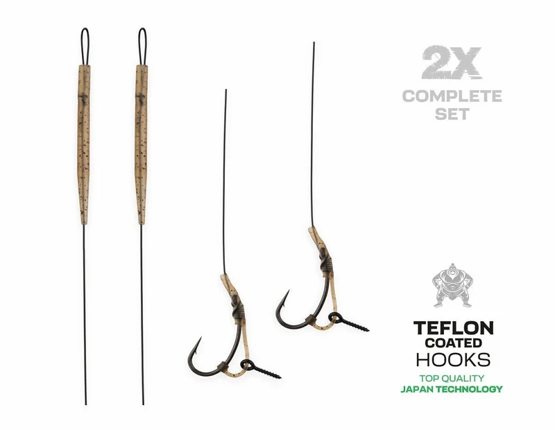 Hameçons montés Zfish Monofilament D-Rig