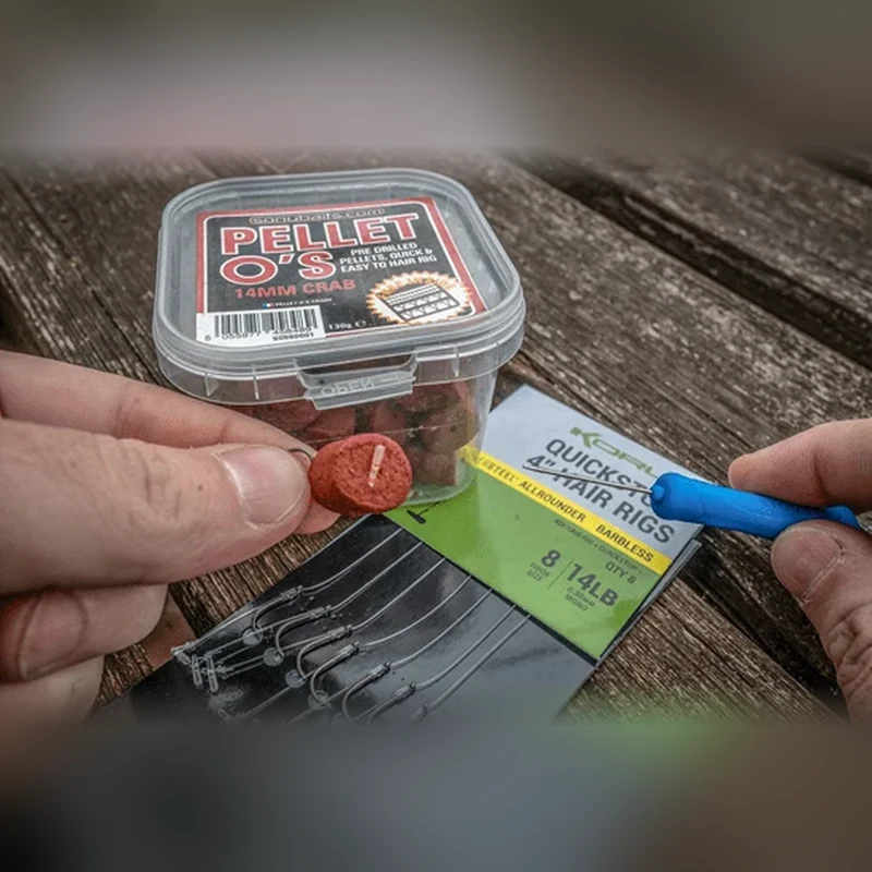 Supersteel Big Fish Quickstop Hair Rigs Barbed 4" and 15" – 10 en 38 cm Onderlijnen met Quickstop en met Weerhaak