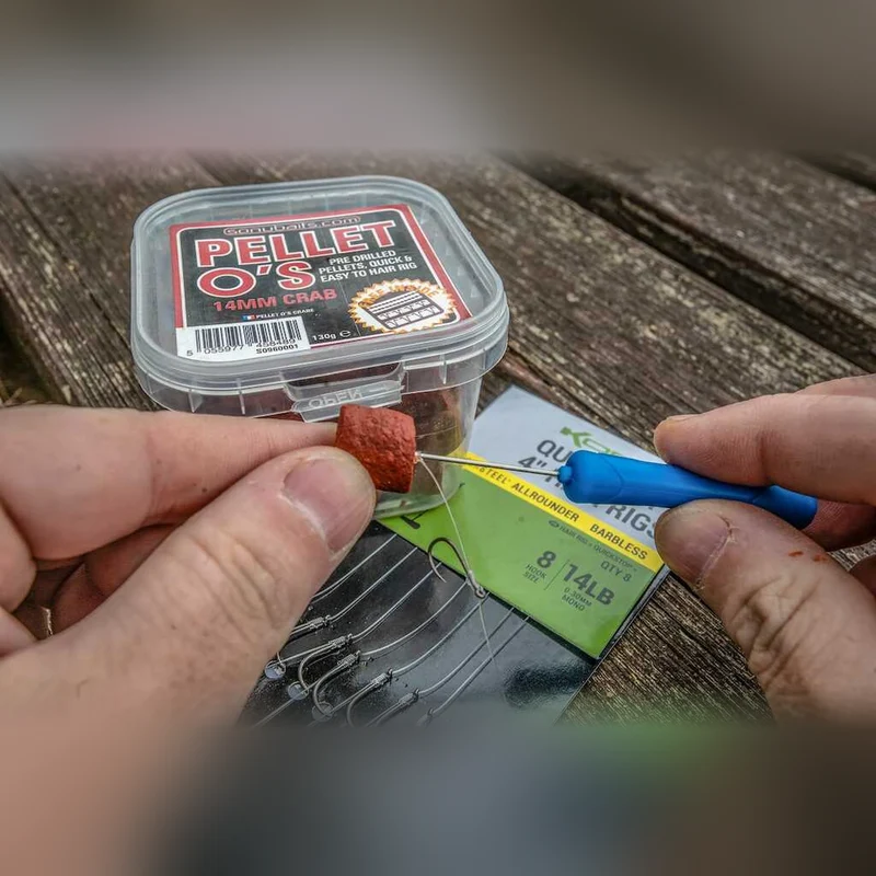 Supersteel Big Fish Quickstop Hair Rigs Barbed 4" and 15" – 10 en 38 cm Onderlijnen met Quickstop en met Weerhaak