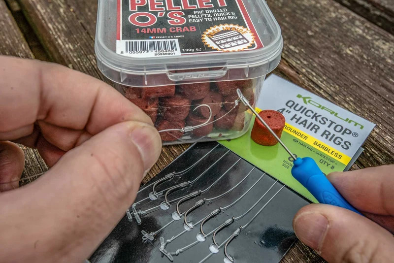 Supersteel Big Fish Quickstop Hair Rigs Barbless 15 Inch – 38 cm Onderlijnen met Quickstop en zonder Weerhaak