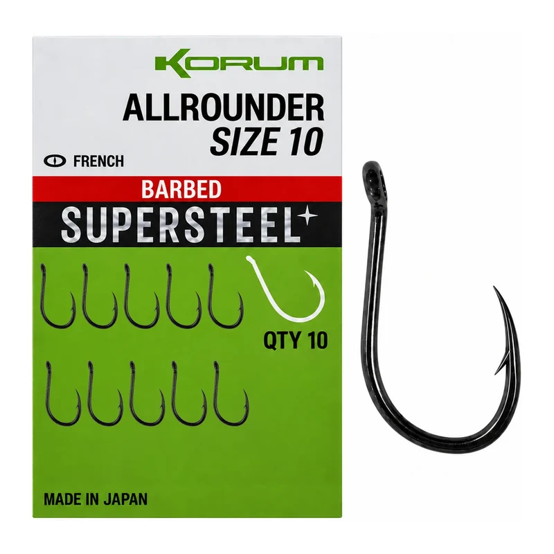 Allrounder Hooks Barbed Supersteel – Haak met Weerhaak - 🎁
