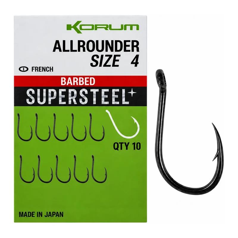 Allrounder Hooks Barbed Supersteel – Haak met Weerhaak - 🎁