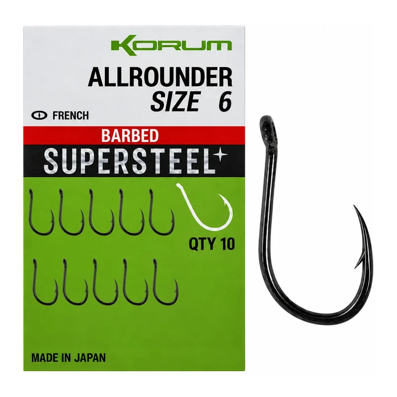 Allrounder Hooks Barbed Supersteel – Haak met Weerhaak - 🎁