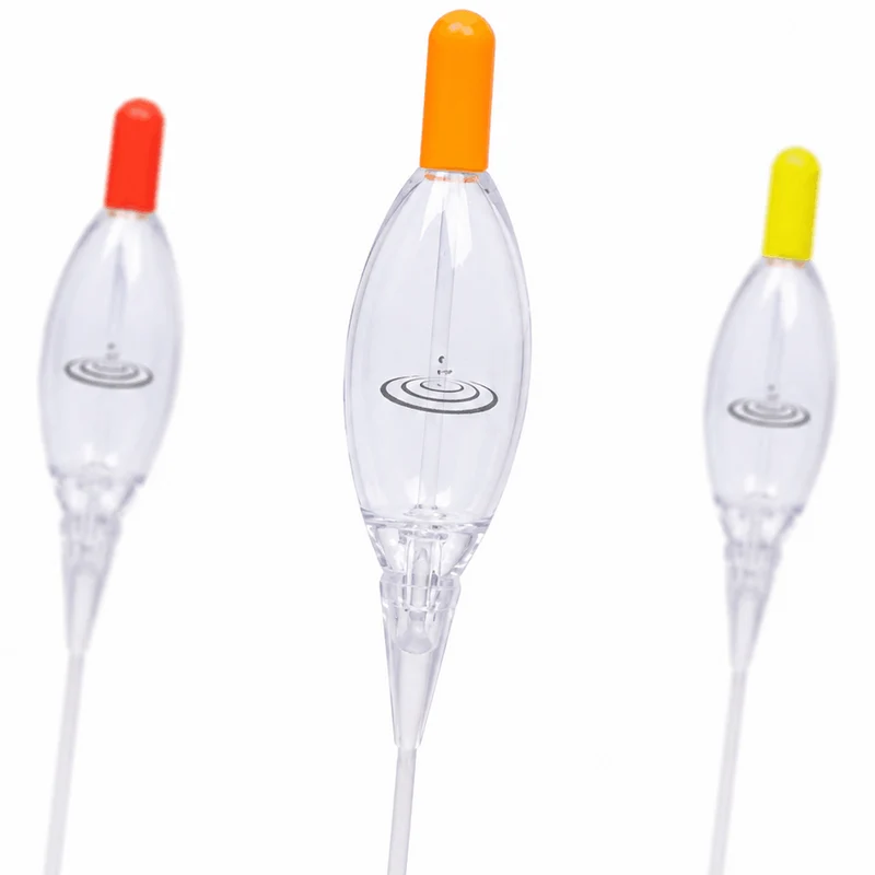 In-line Shallow Crystal Floats – Ondiepwaterdobber (10 stuks)