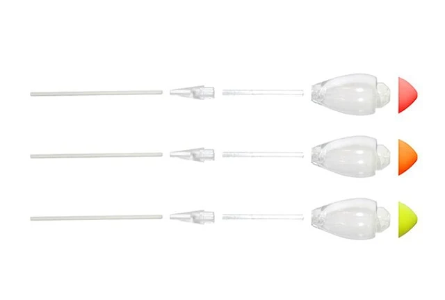 In-line Crystal Dibbers Pole Floats – Ondiepwaterdobber (10 stuks)