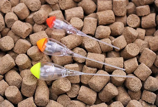 In-line Crystal Dibbers Pole Floats – Ondiepwaterdobber (10 stuks)
