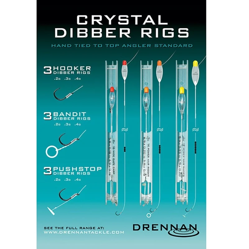 Crystal Hooker Dibber Pole Rigs – Kant-en-klare Tuigen 🎁