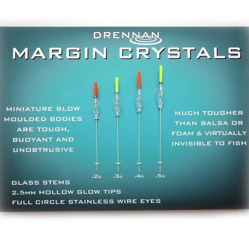 Margin Crystal Pole Floats – Dobber (10 stuks)