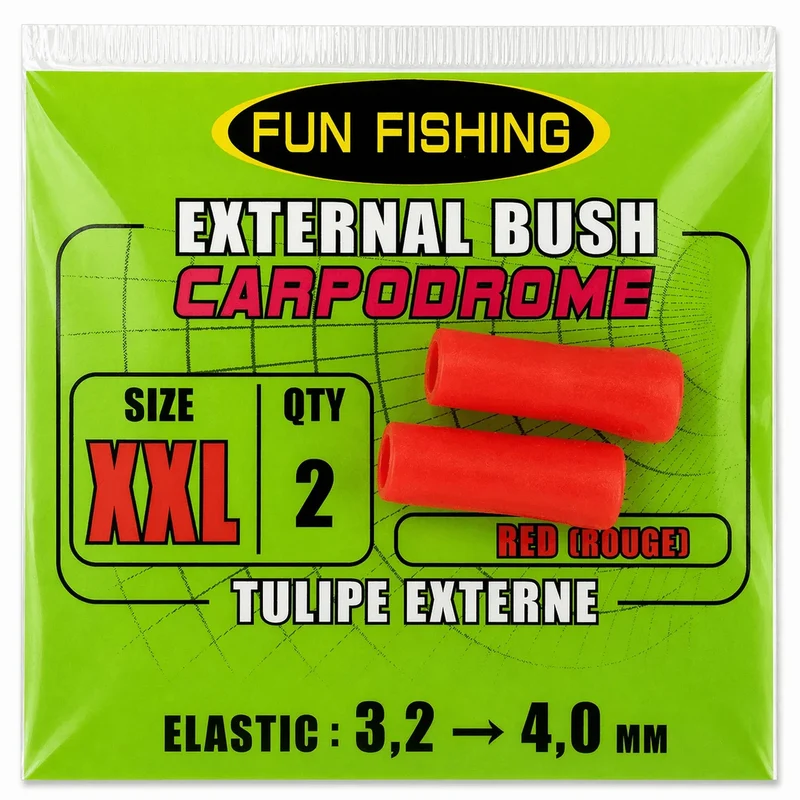 Fun Fishing Tulipes - External Bushes – Externe Bussen voor Hengeltop (2 Stuks) 💰