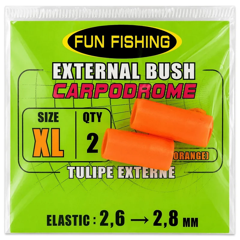 Fun Fishing Tulipes - External Bushes – Externe Bussen voor Hengeltop (2 Stuks) 💰