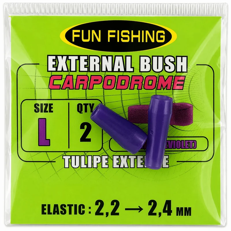 Fun Fishing Tulipes - External Bushes – Externe Bussen voor Hengeltop (2 Stuks) 💰