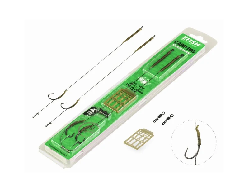 Hameçons montés Zfish Curve Shank
