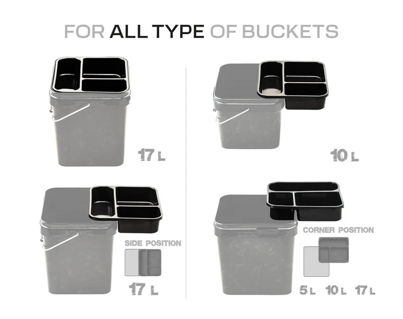 Couvercle organisateur de cubes Zfish 17 litres