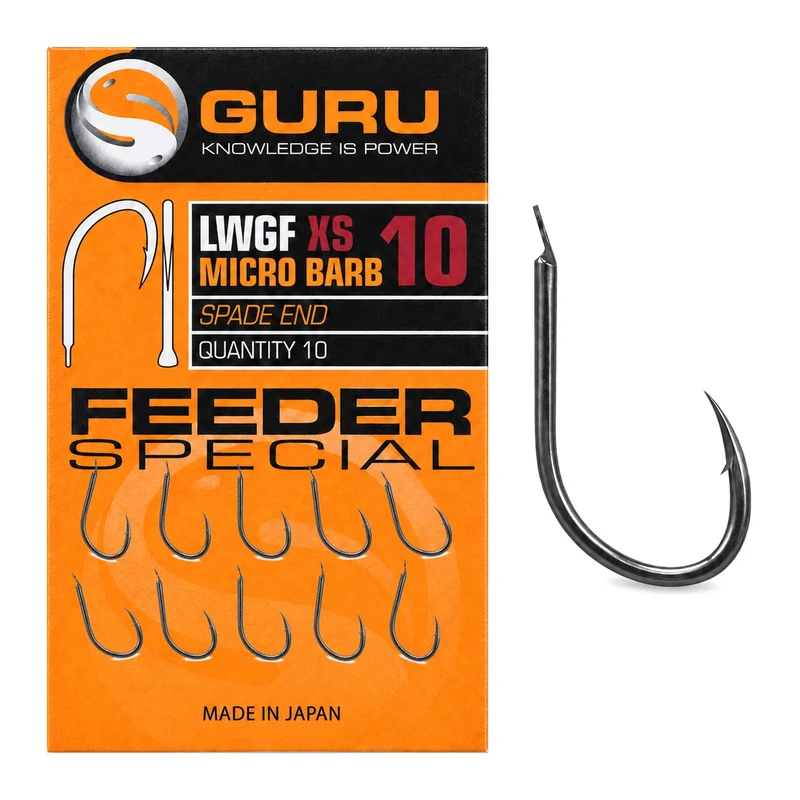 LWGF XS Micro Barb Spade End – Haak met Bled en met Weerhaak