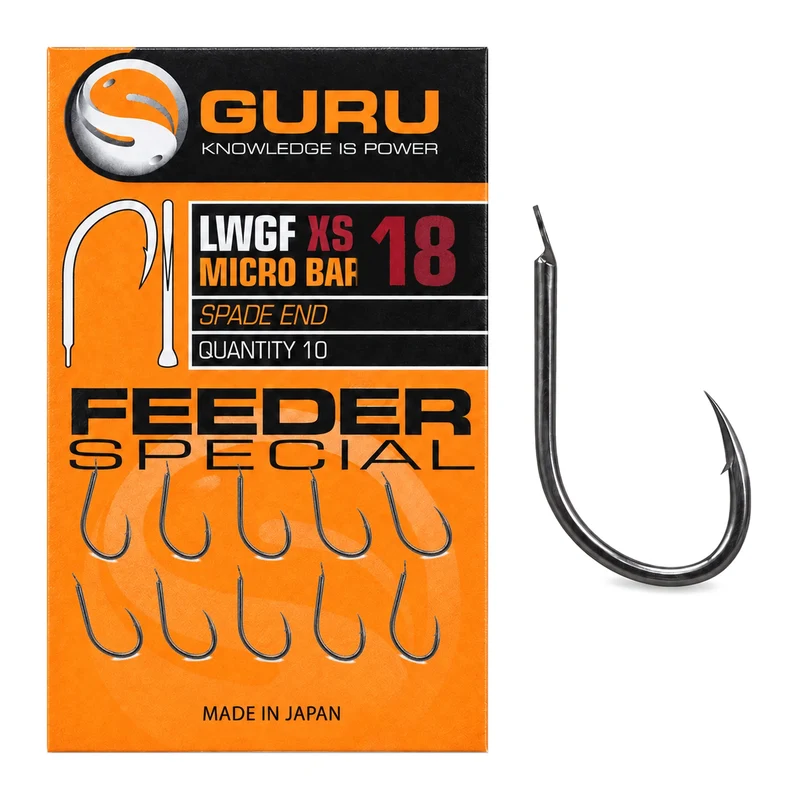 LWGF XS Micro Barb Spade End – Haak met Bled en met Weerhaak