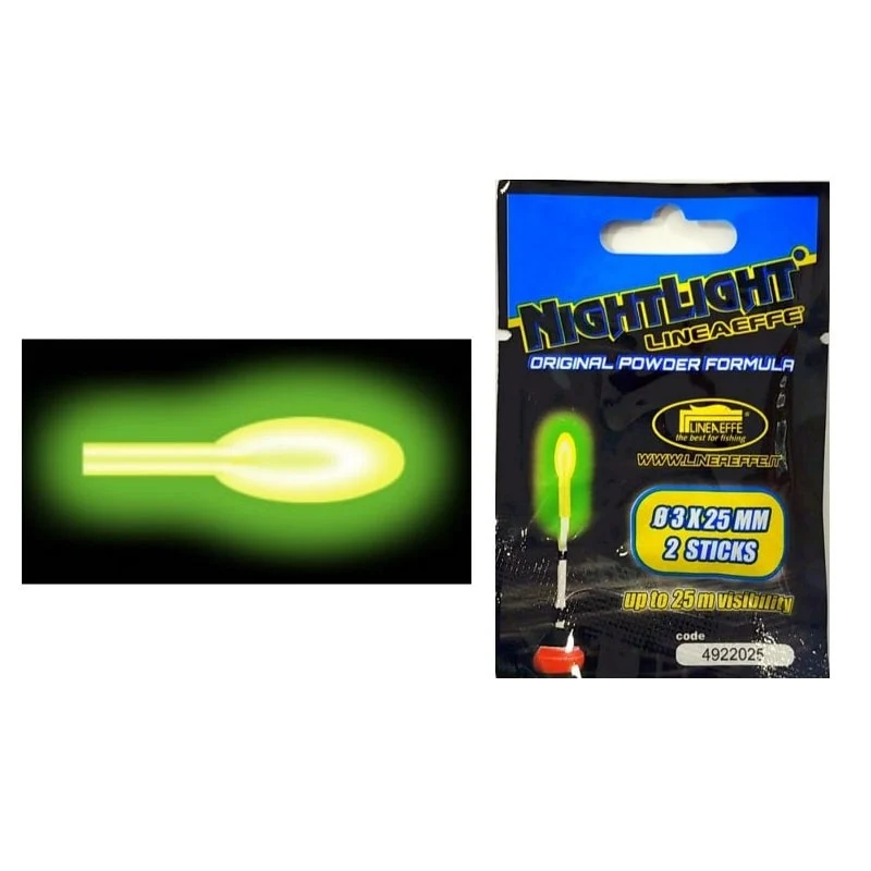 Nightlight Yellow Green Lamp 3mm x 25mm – Lichtantennes (2 Stuks)