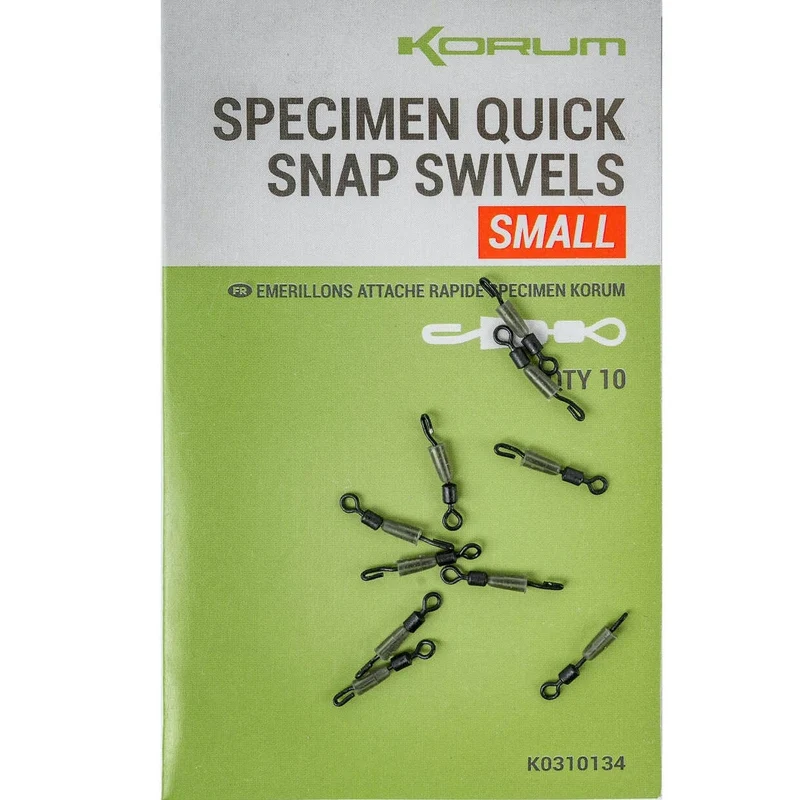 Specimen Quick Snap Swivels – Snelwisselwartels 🎁