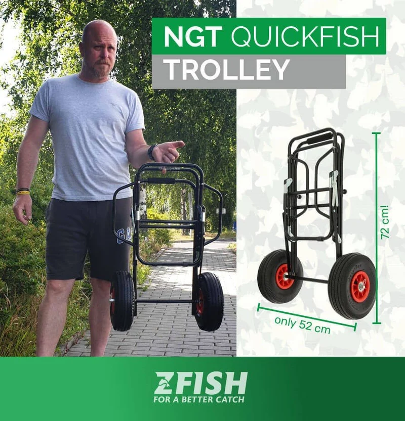 Chariot à carpe NGT poisson rapide