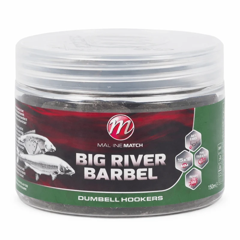 Big River Barbel Dumbbell Hookbaits 10x12mm – Dumbbell Haakaas