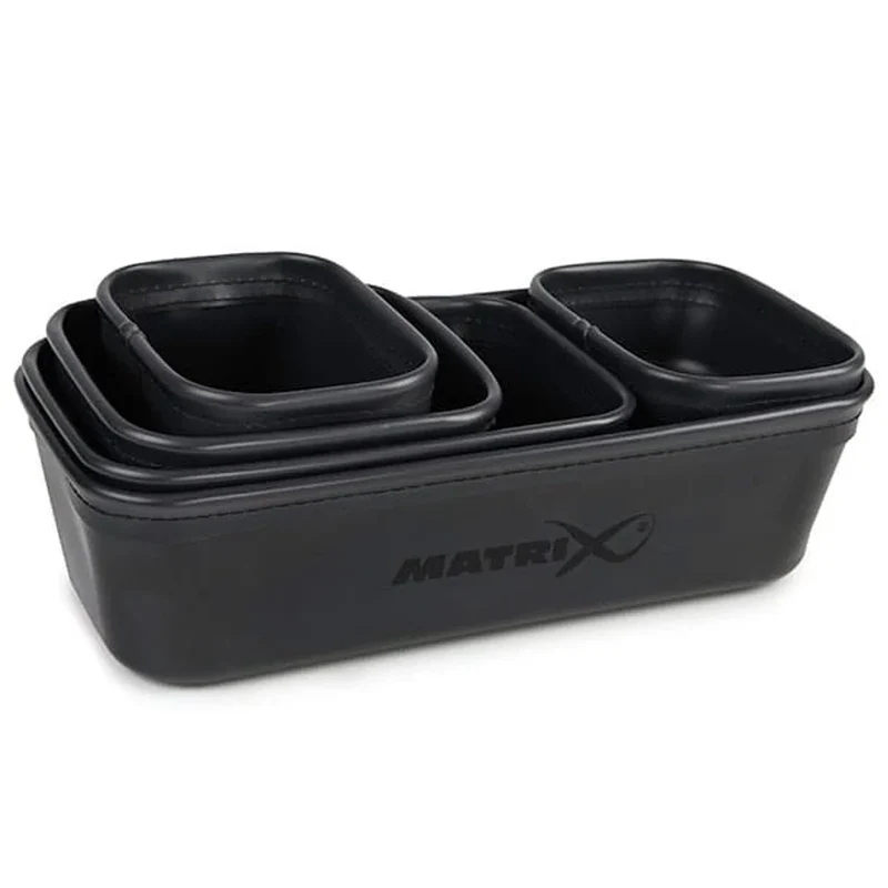EVA Stacking Bait Tub Set – Stapelbare EVA-aasdozenset (5 stuks)