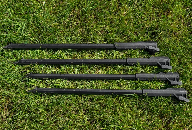 Roller & Roost Leg Extenders – Pootverlengers voor Afsteekrollers en Hengelsteunen (4 stuks) 🎁