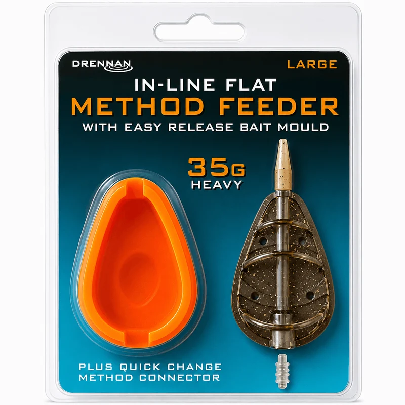 In-line Flat Method Feeder With Mould – Methodfeeder met Mal