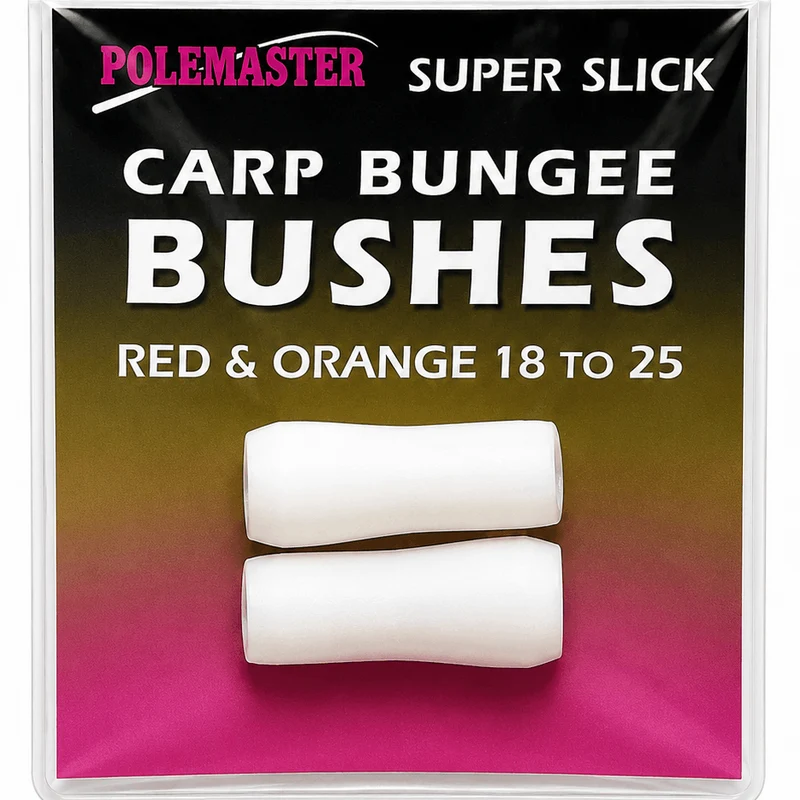 Super Slick Carp Bungee Bushes – Bussen voor Hengeltop (2 Stuks) 💰