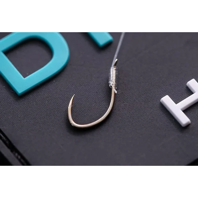 WIDE GAPE PELLET BARBLESS HOOKLENGTHS 6" – 15 cm Onderlijnen zonder Weerhaak